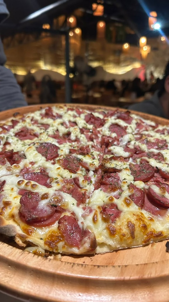 Pizza artesanal do rodízio Costa Grill